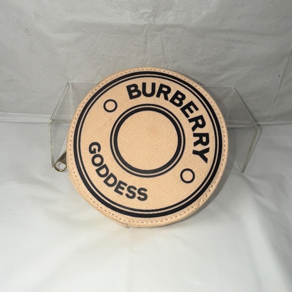 Burberry round cosmetic pouch bag - Picture 4 of 14